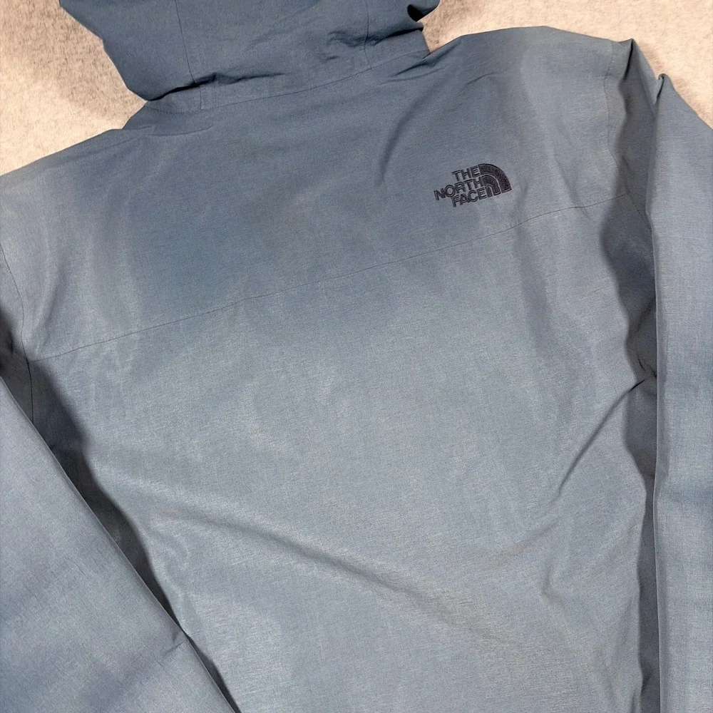 The North Face Dryzzle Gore-Tex Jacket Men Large Blue Hooded Waterproof Shell